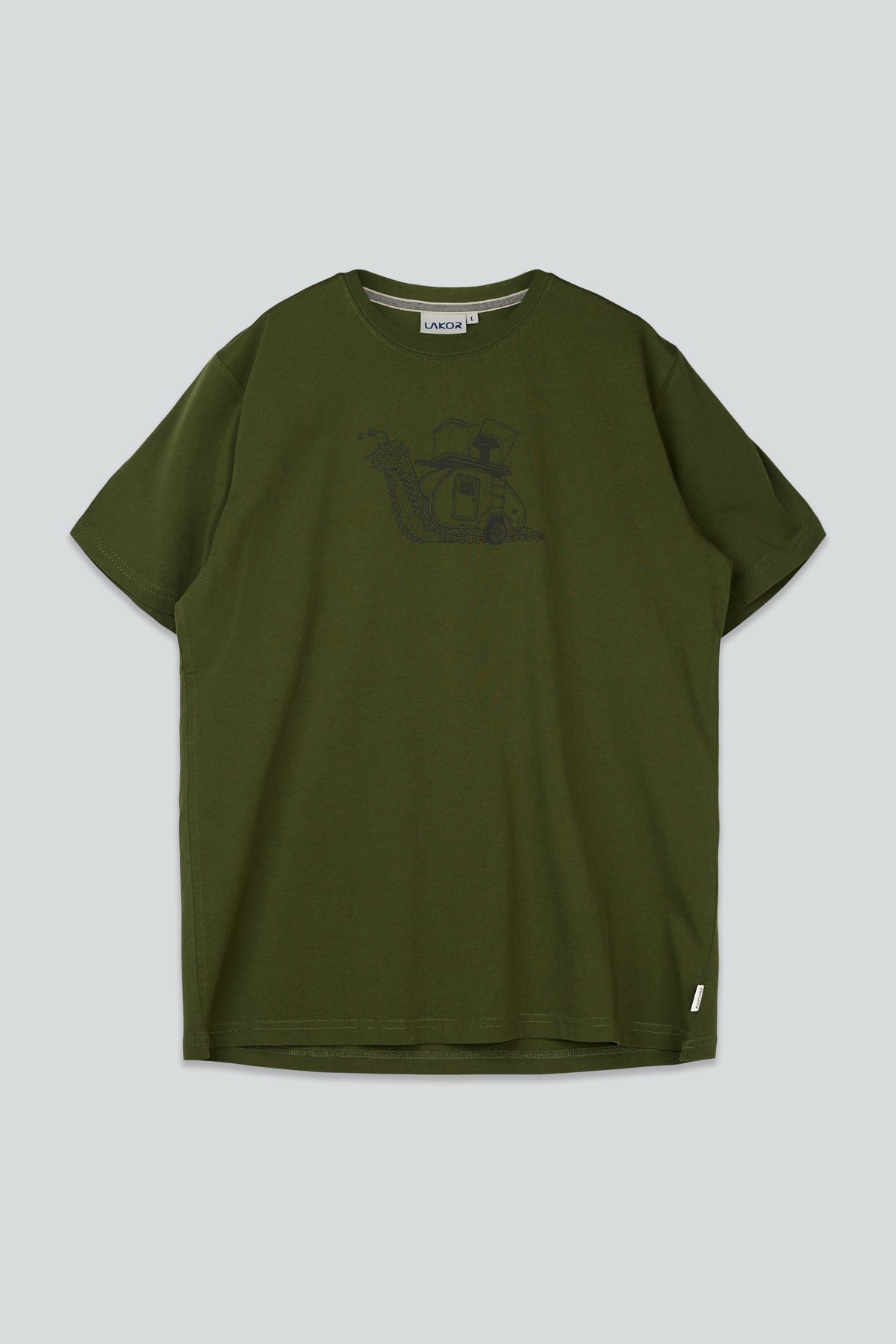 LAKOR Snail Shell T-shirt T-Shirt Rifle Green