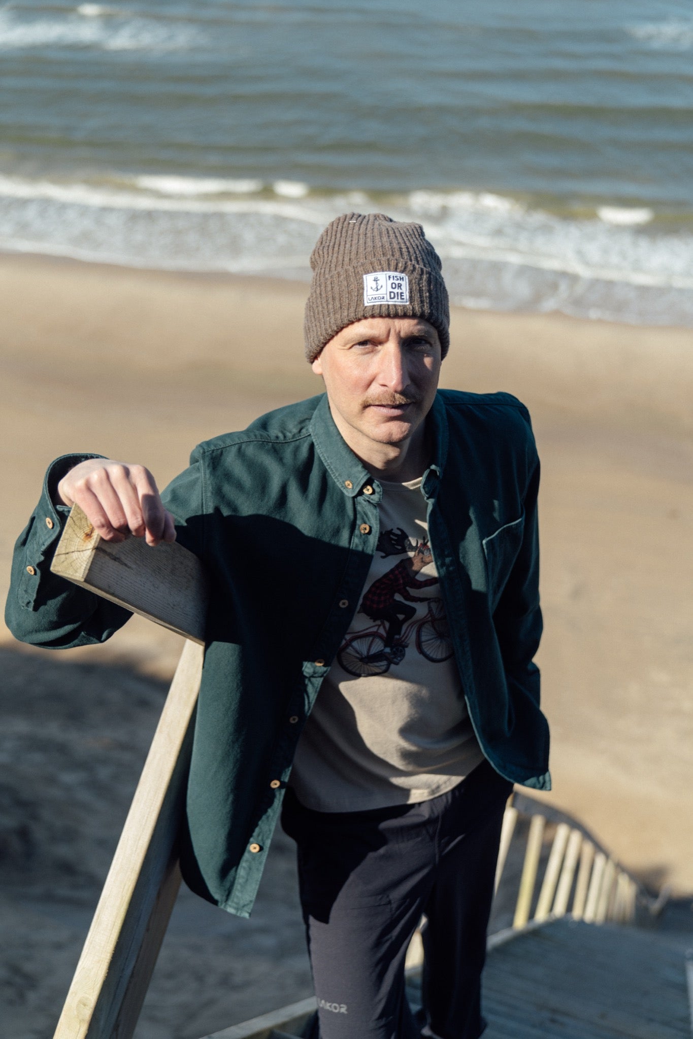 LAKOR Spork Overshirt Overshirt Green Gables