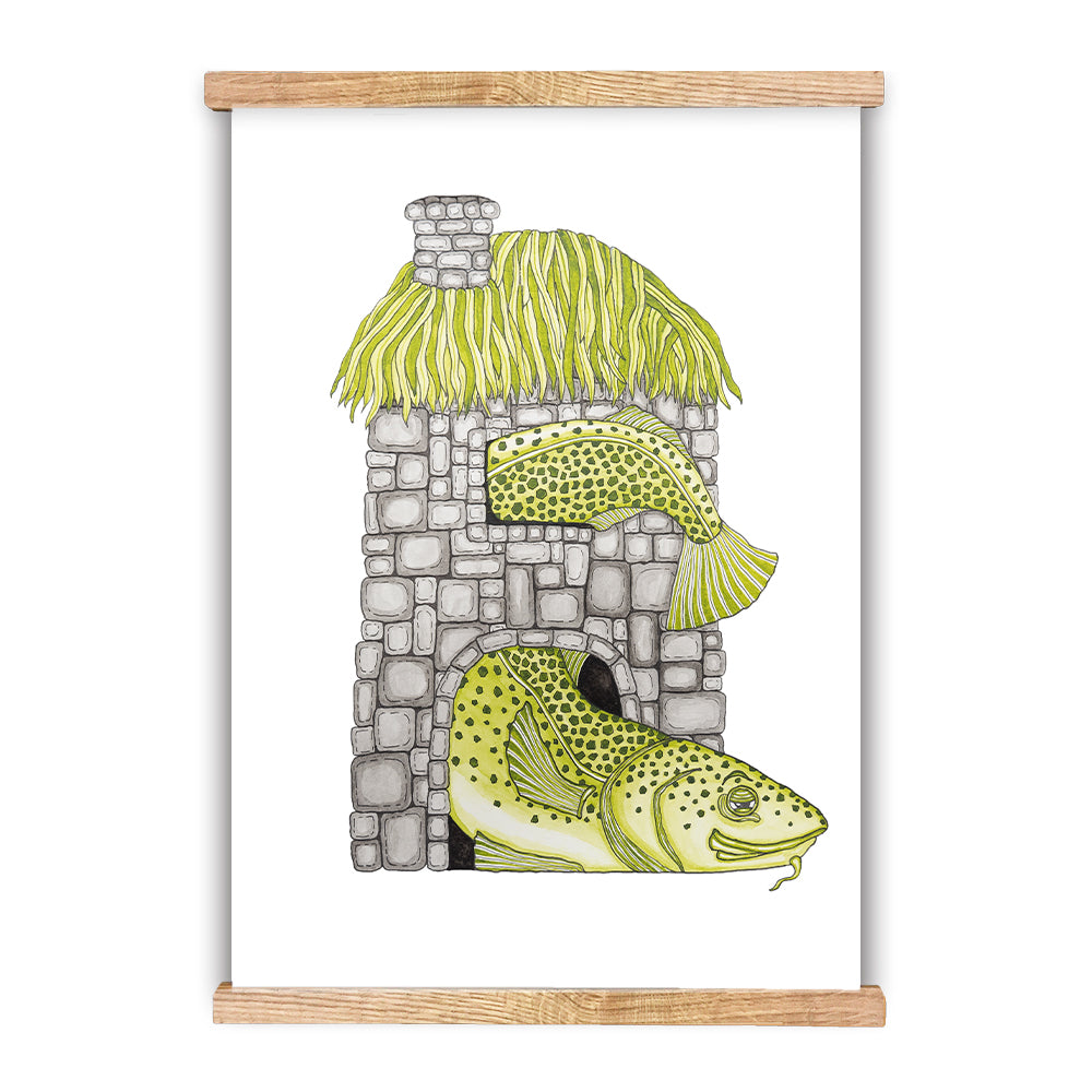 Stenbanken Poster - White