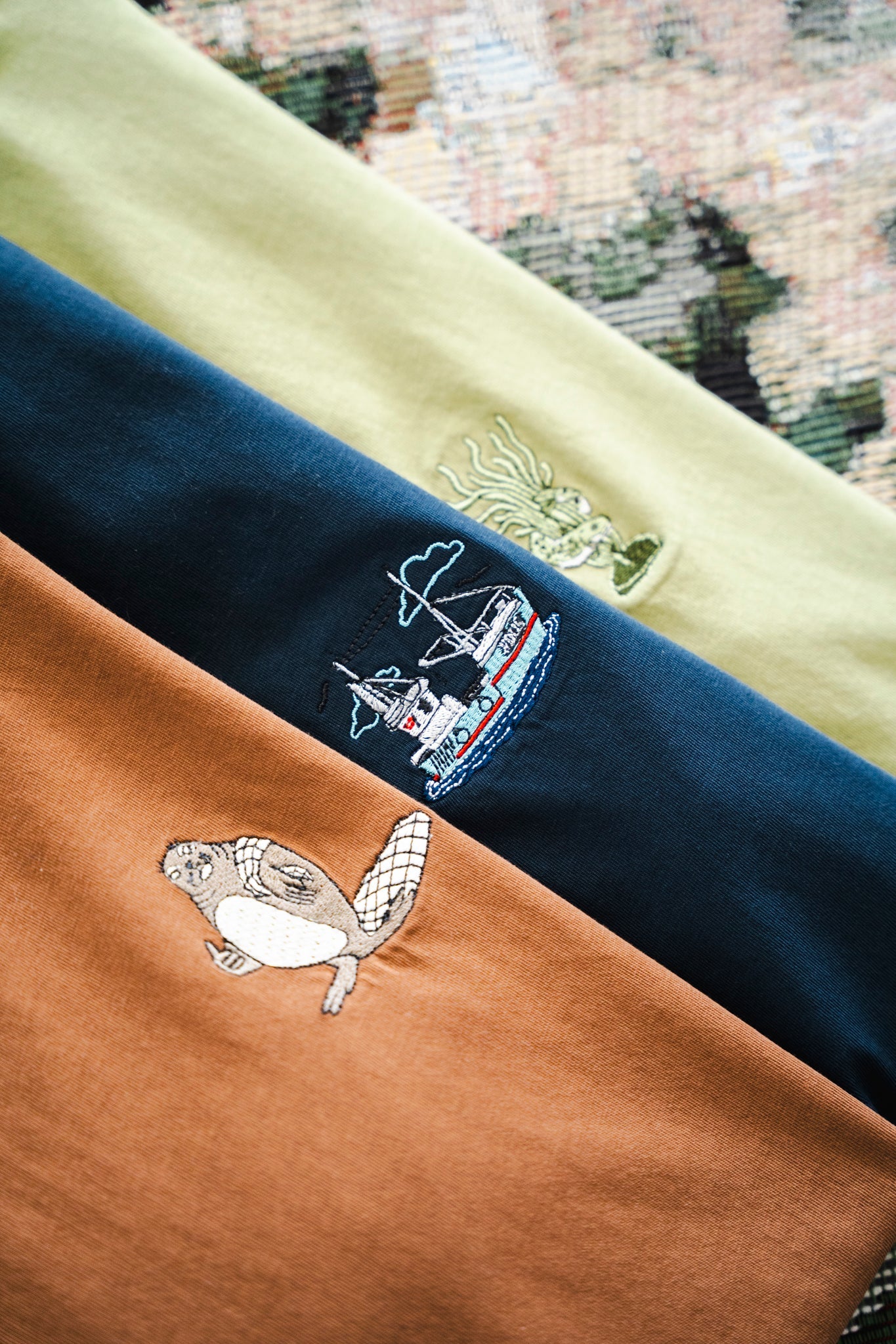 LAKOR Stenbanken T-shirt T-Shirt Mosstone