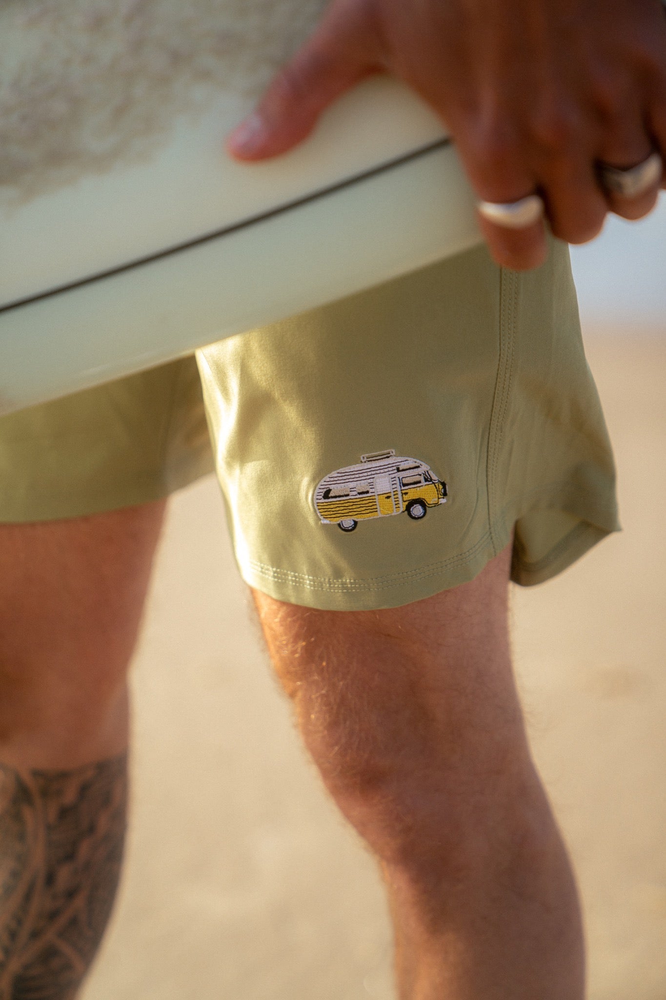 LAKOR Sun Camper Swim Shorts Shorts Mosstone