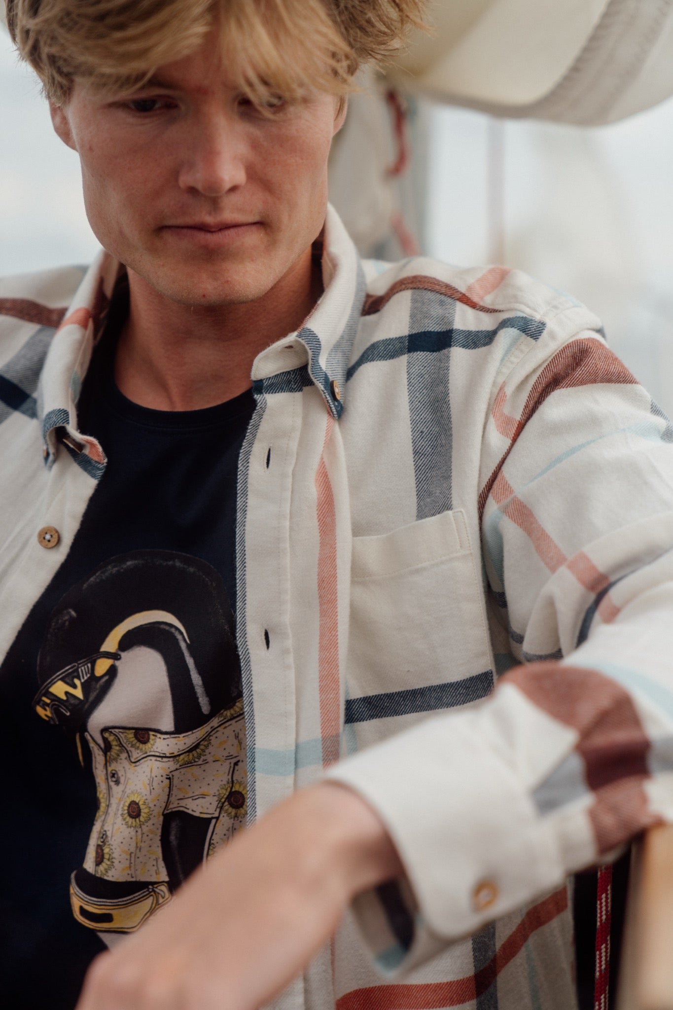 LAKOR Sunwaves Check Overshirt Overshirt Multicolor