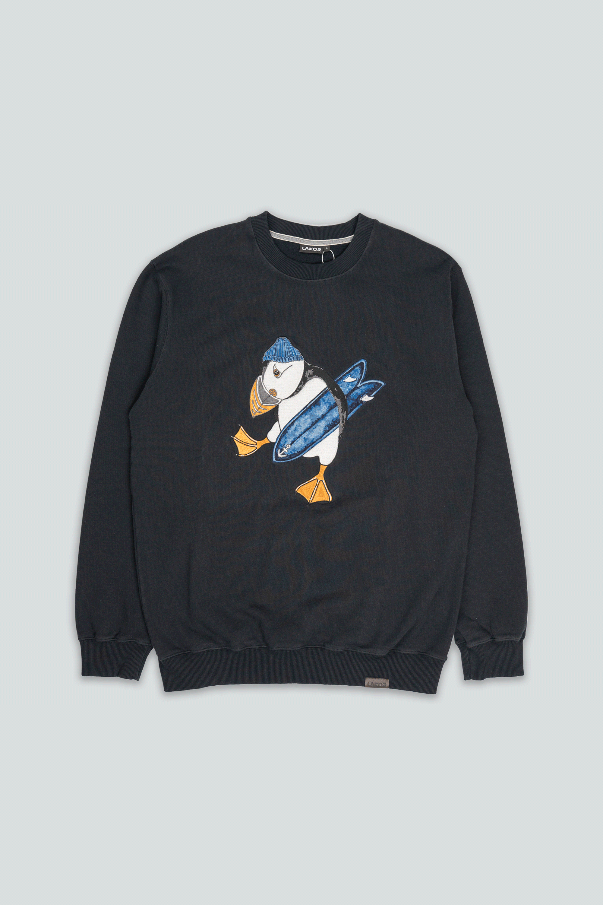 LAKOR Surf's Up Crewneck Sweatshirt Moonless Night
