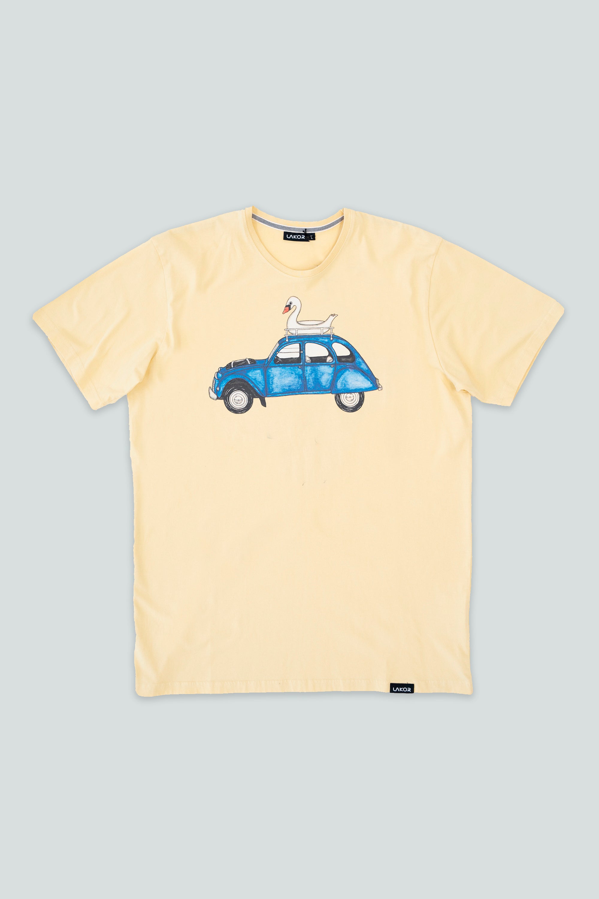 Swan On Wheels T-shirt (Moonstone)