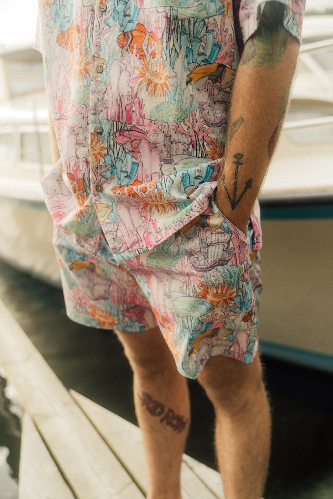 LAKOR The Underwater Garden Swim Shorts Shorts Multicolor