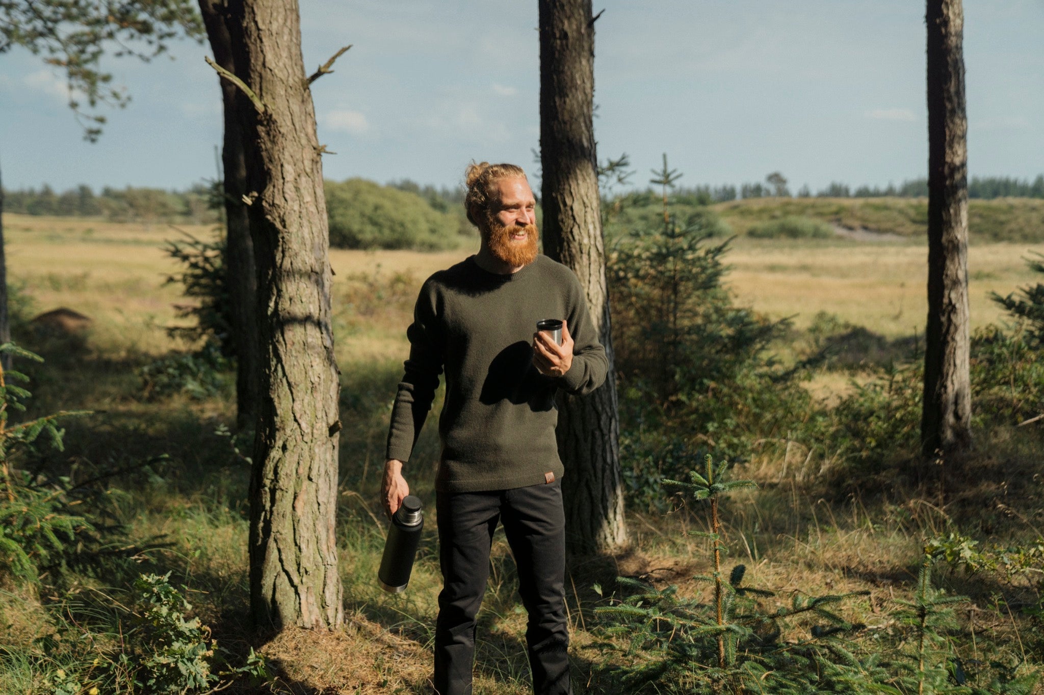 LAKOR Topknot Knit Knit Green