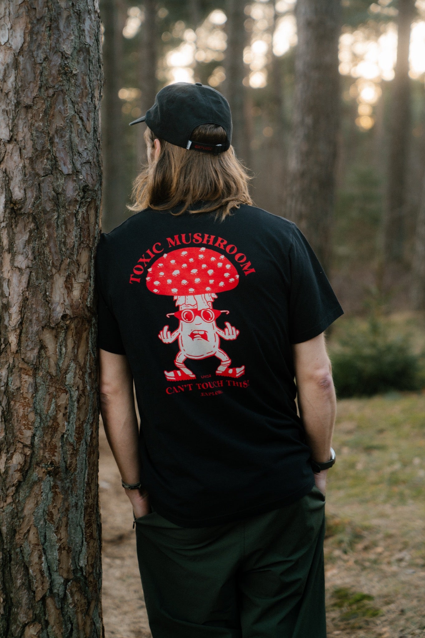 LAKOR Toxic Mushroom T-shirt T-Shirt Moonless Night
