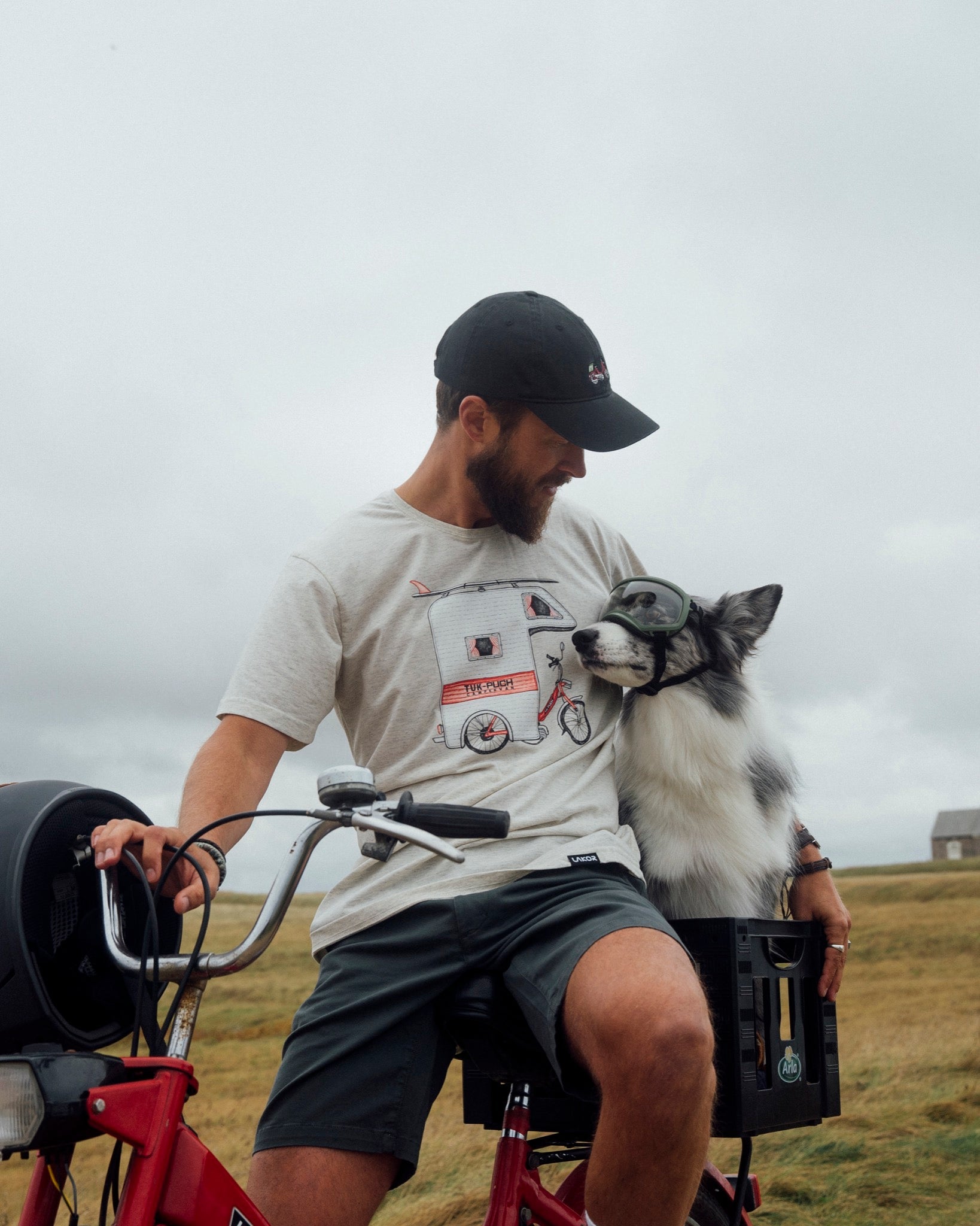 LAKOR Tuk-Puch T-shirt T-Shirt Oatmeal Melange