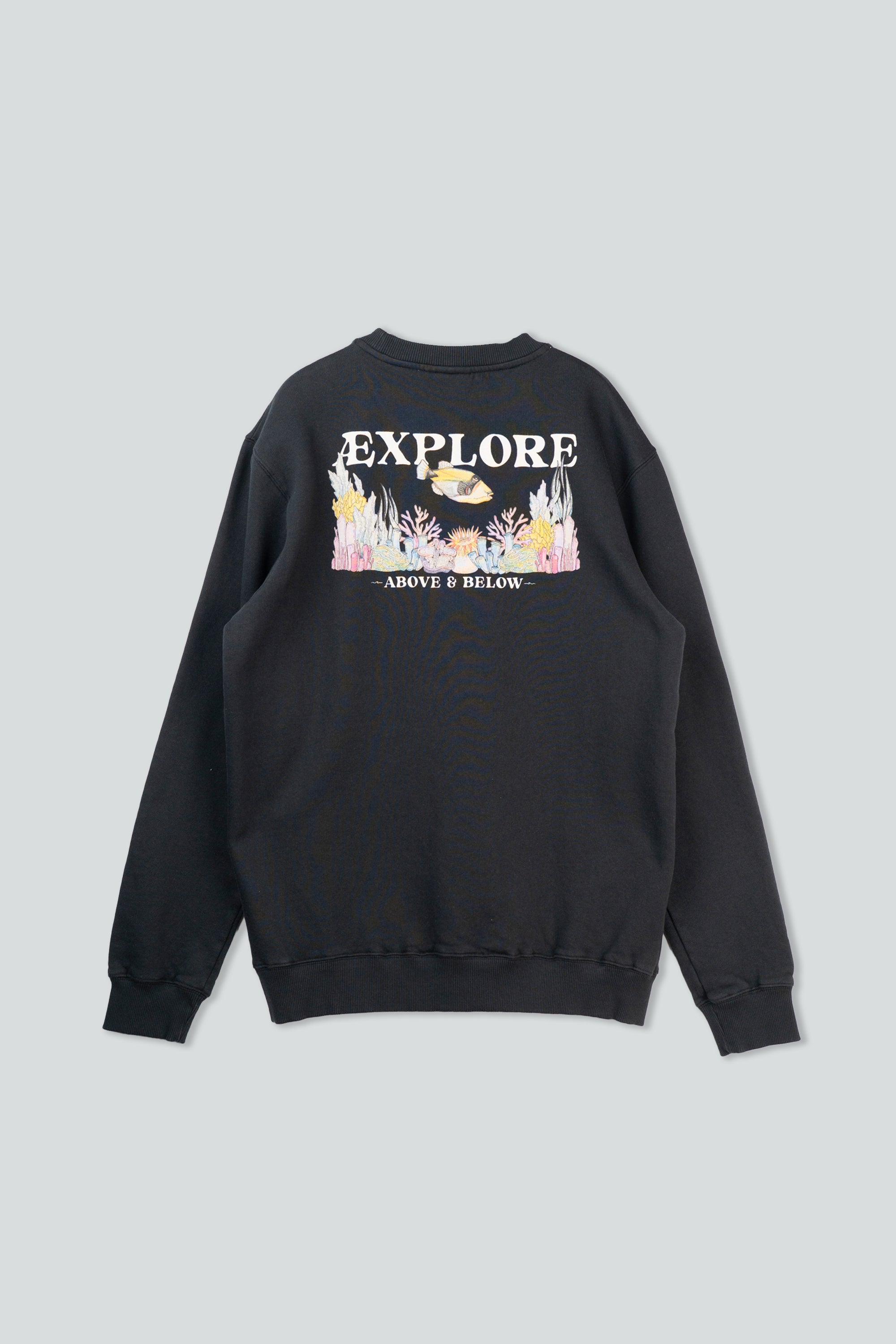 LAKOR Underwater Garden Crewneck Sweatshirt Moonless Night