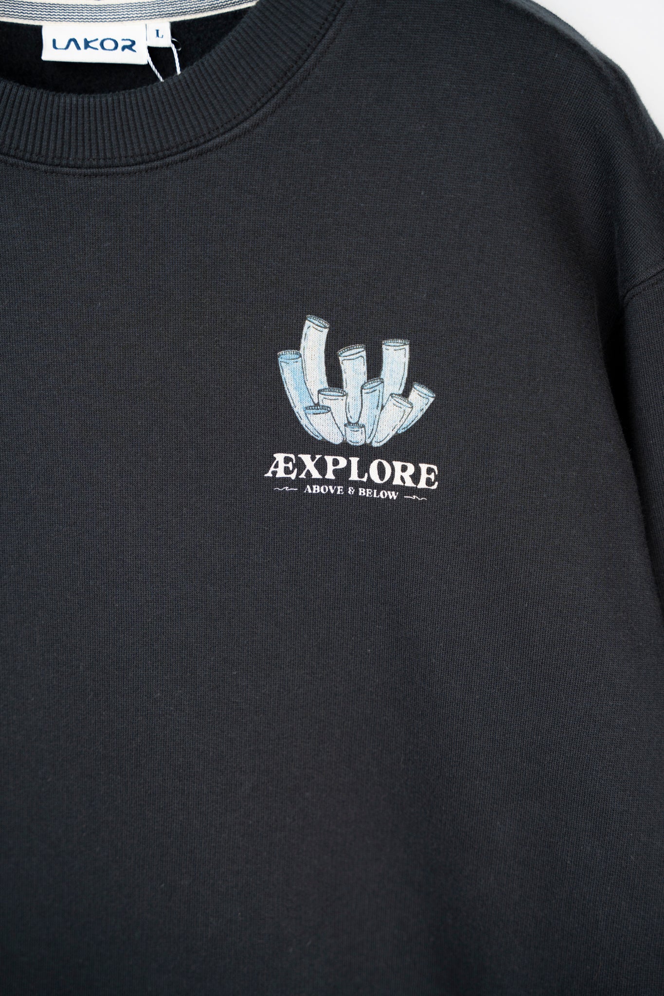 LAKOR Underwater Garden Crewneck Sweatshirt Moonless Night