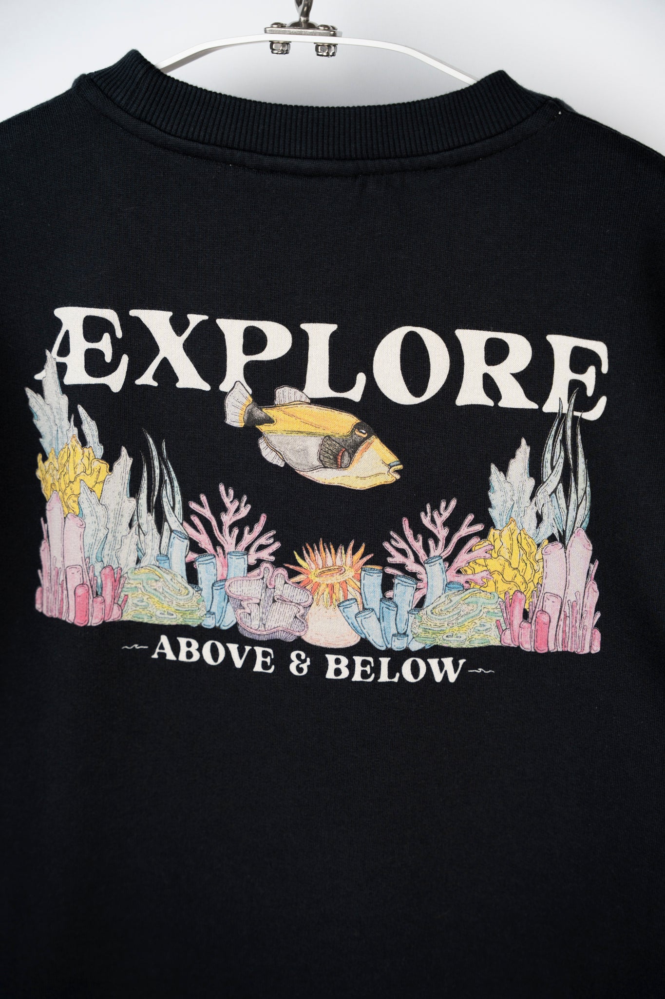 LAKOR Underwater Garden Crewneck Sweatshirt Moonless Night