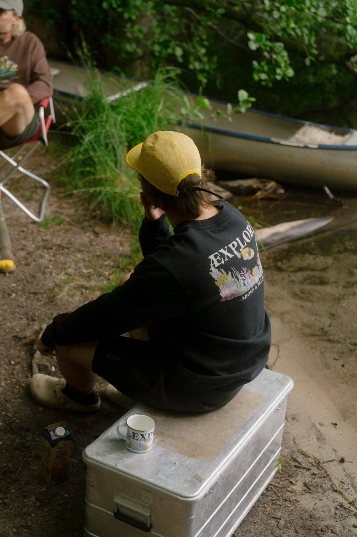 LAKOR Underwater Garden Crewneck Sweatshirt Moonless Night