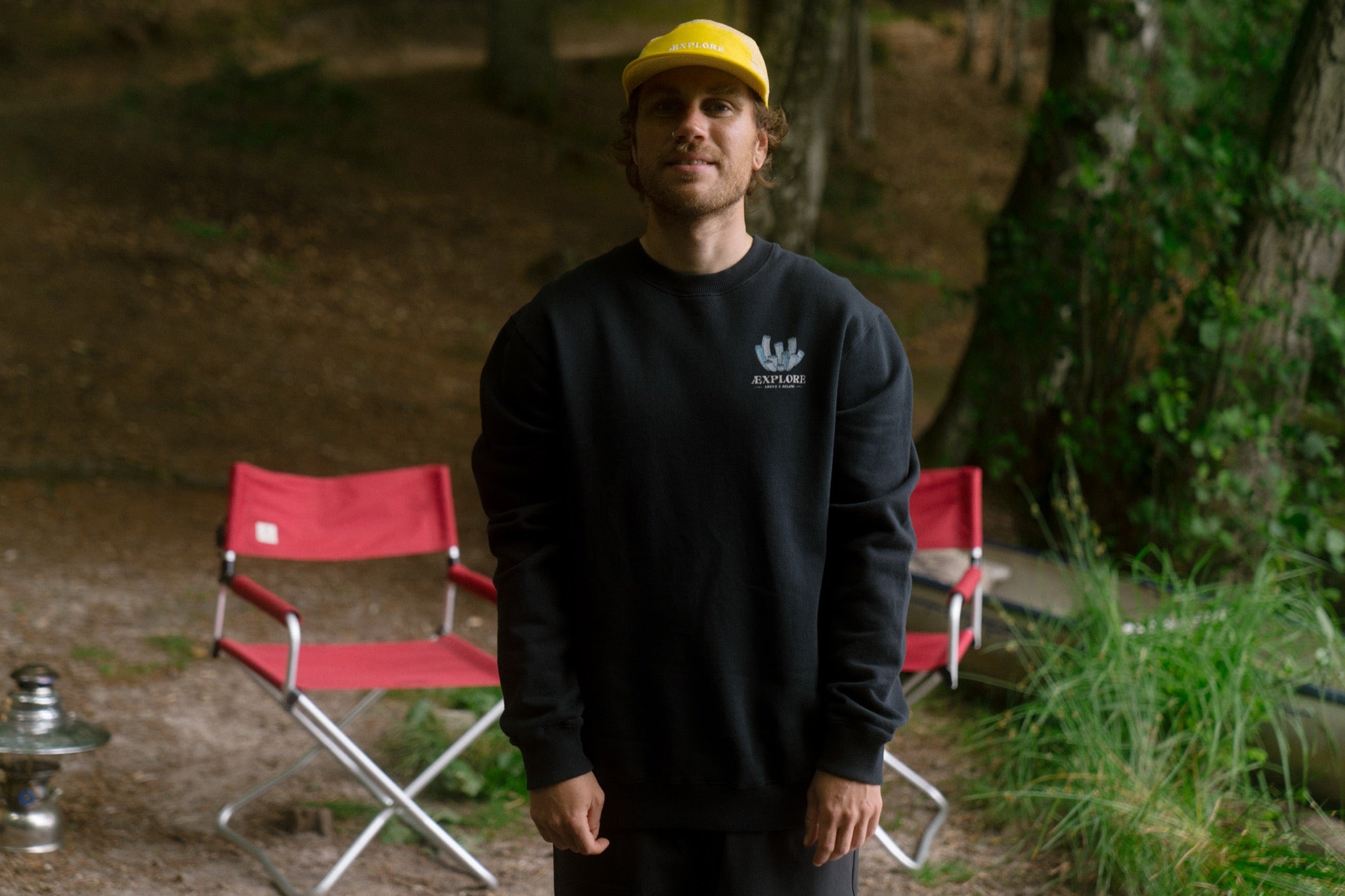 LAKOR Underwater Garden Crewneck Sweatshirt Moonless Night