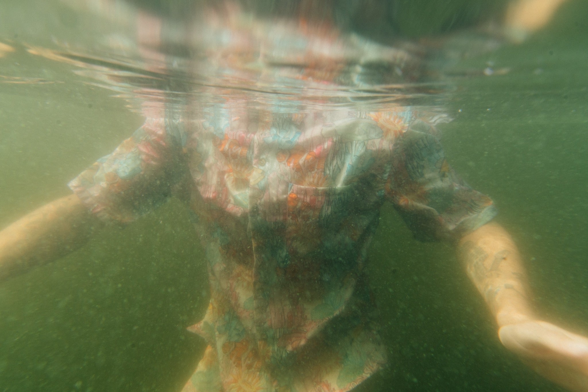 LAKOR Underwater Garden Short Sleeve Shirt Short Sleeve Shirt Multicolor