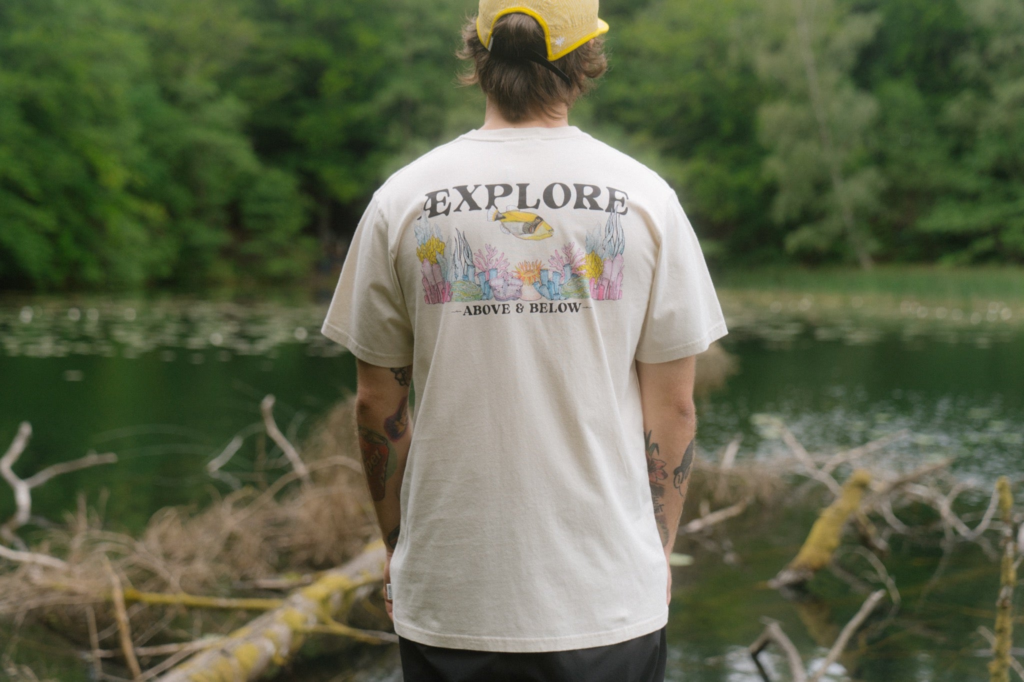 Underwater Garden T-shirt - Rainy Day | LAKOR