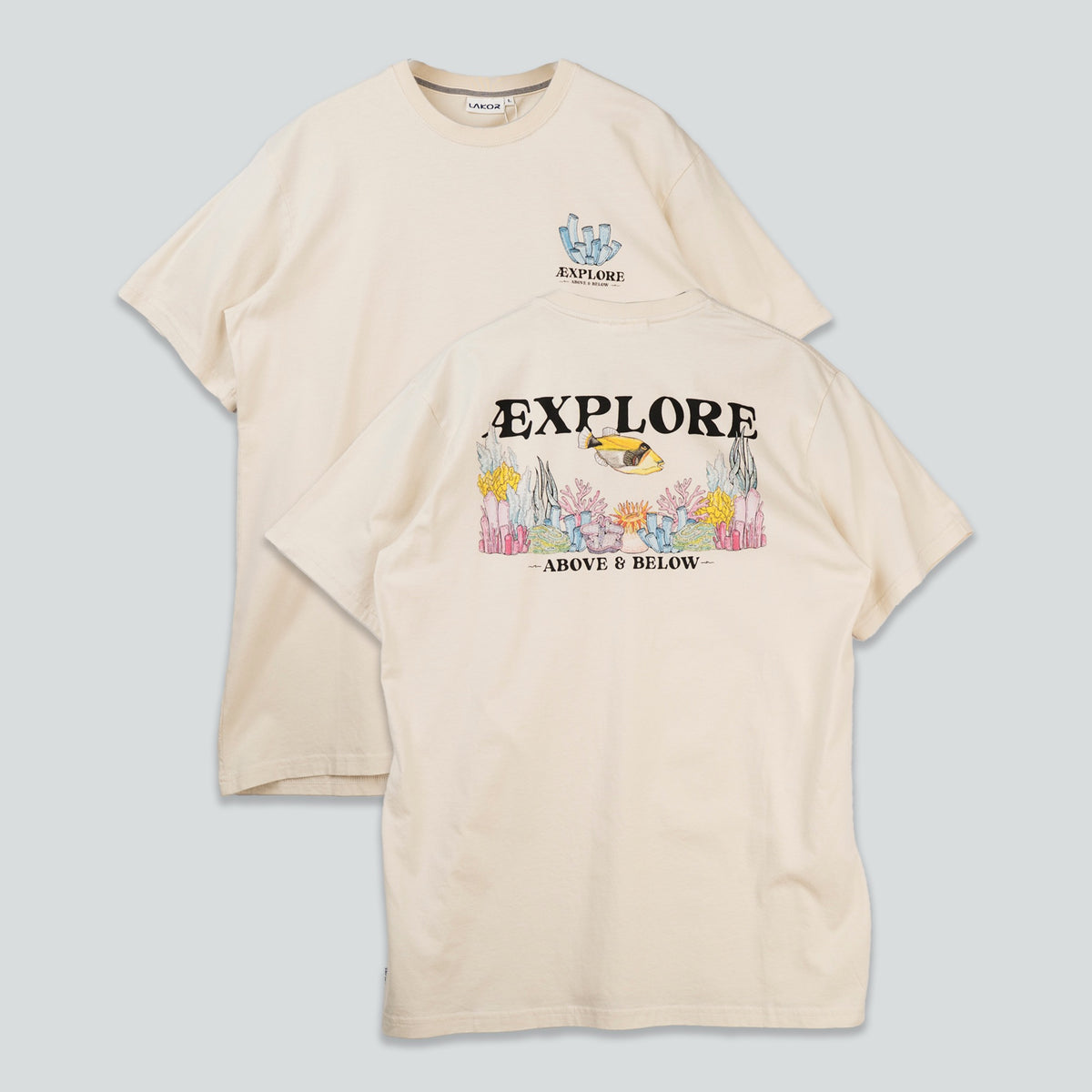 Underwater Garden T-shirt - Rainy Day | LAKOR