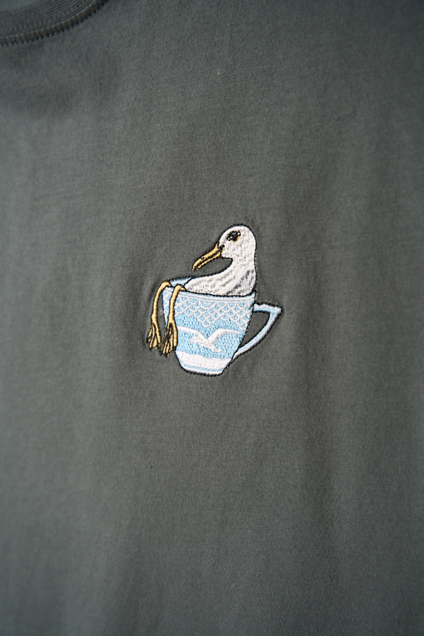Mini Seagull in a Cup T-shirt (Urban Chic)
