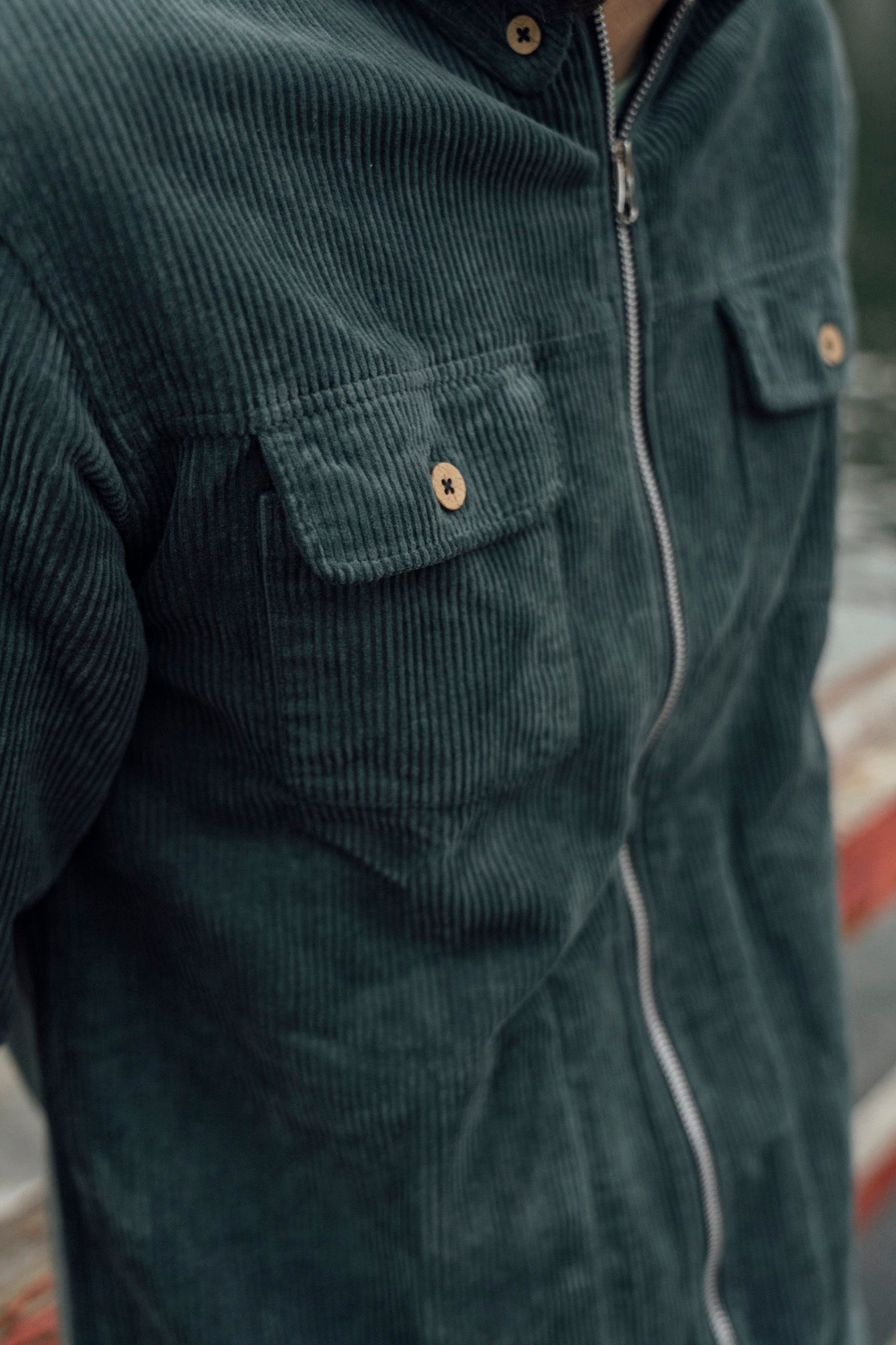 LAKOR Velvet Jacket Jacket Dark Green