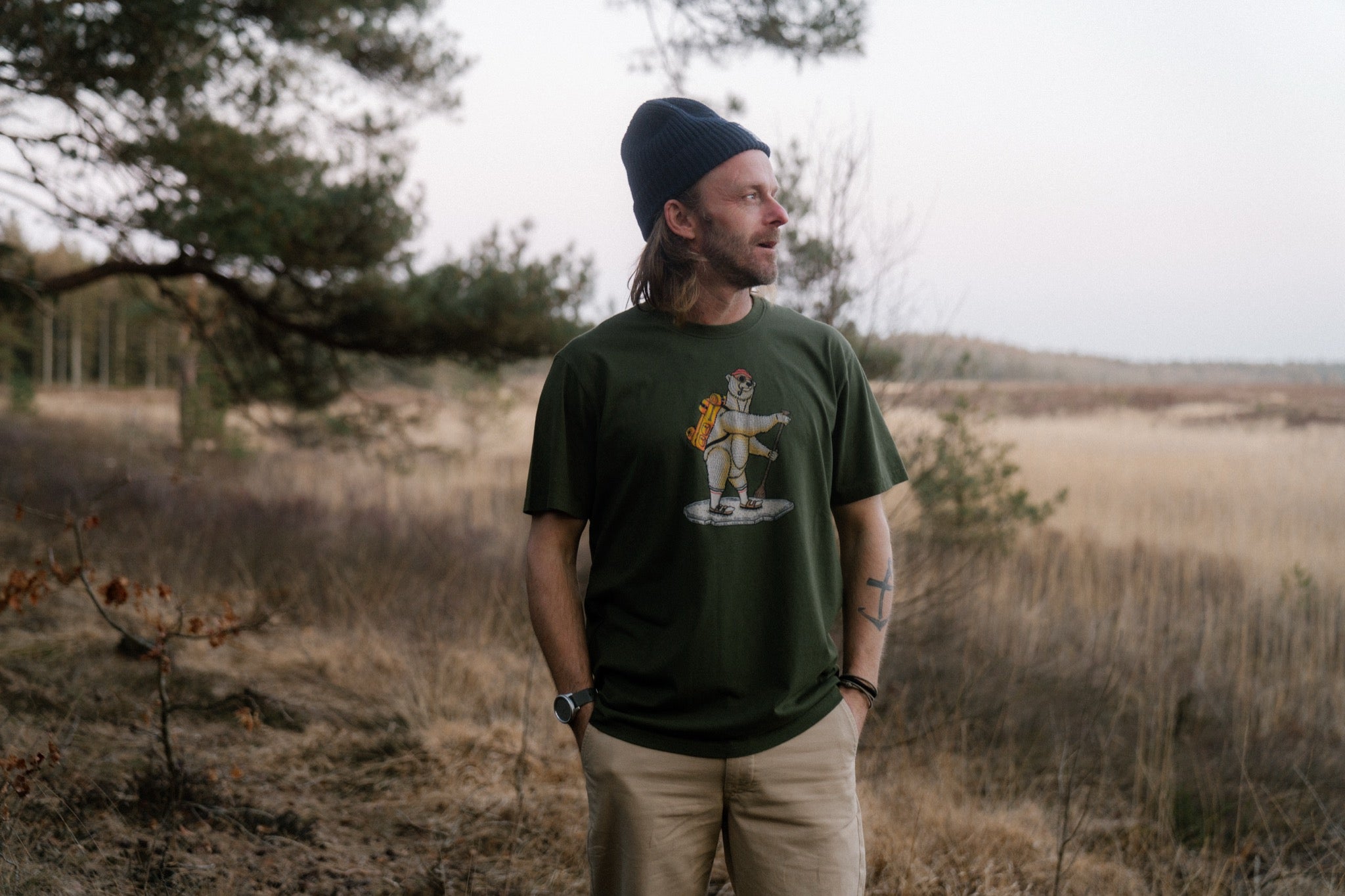 LAKOR WASSUP T-shirt T-Shirt Riffle Green