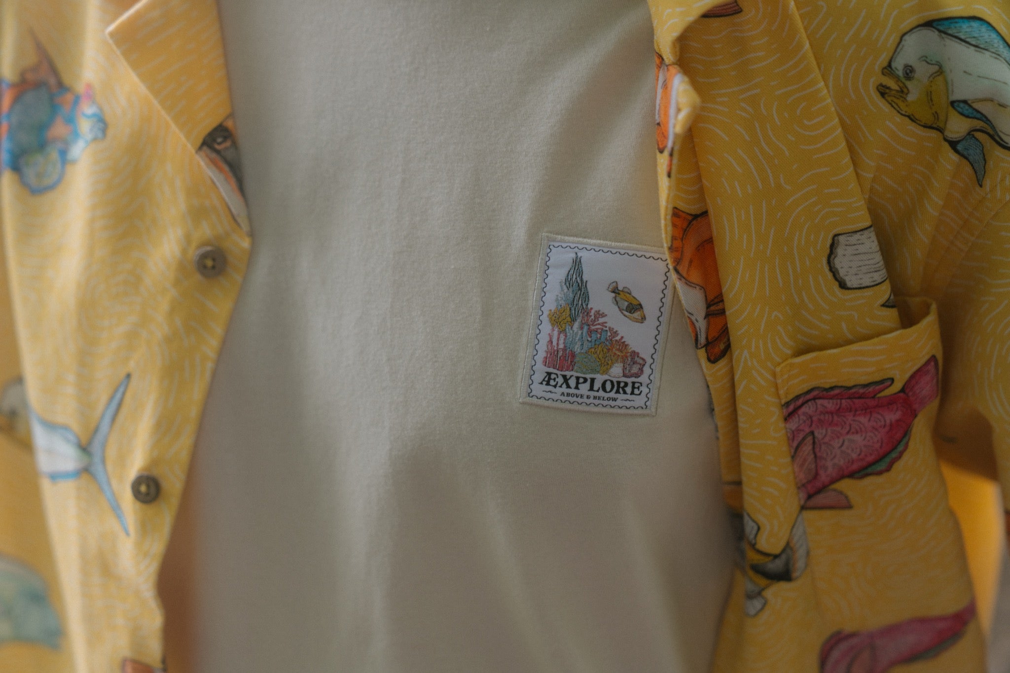 LAKOR Wall of Wonder Patch T-shirt T-Shirt Rainy Day