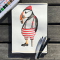 Atlantic Puffin tegning