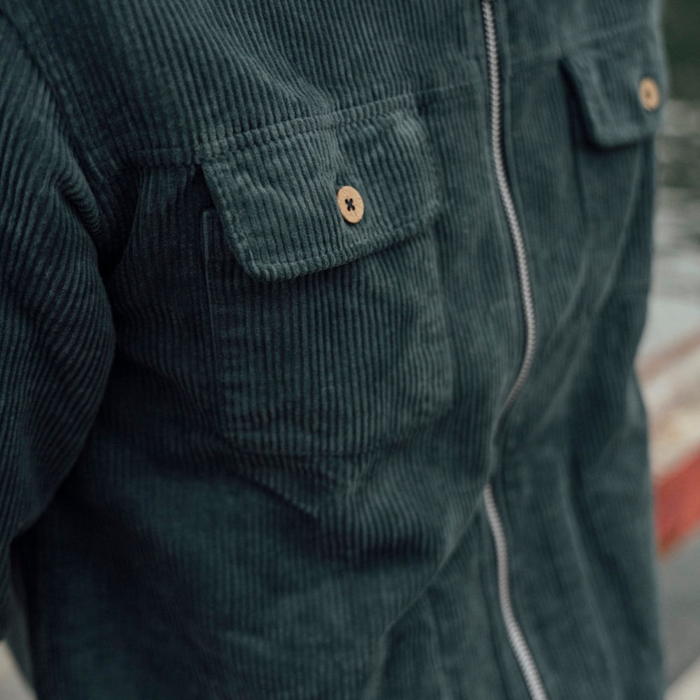 Velvet Jacket (Dark Green)
