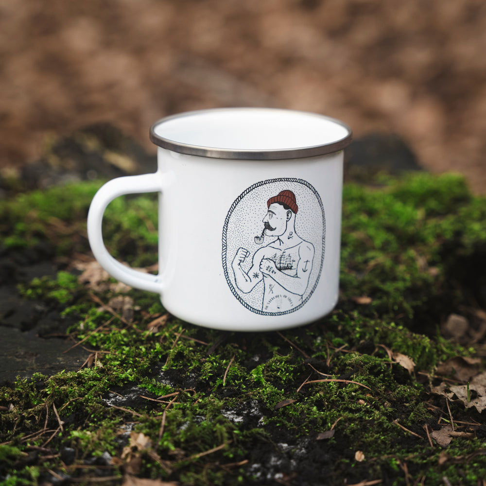 No Stitches Enamel Mug