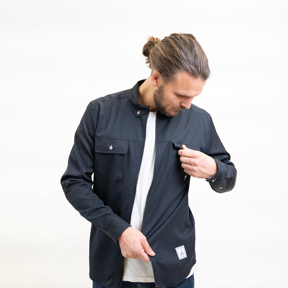 Havana Shirtjacket (Black)
