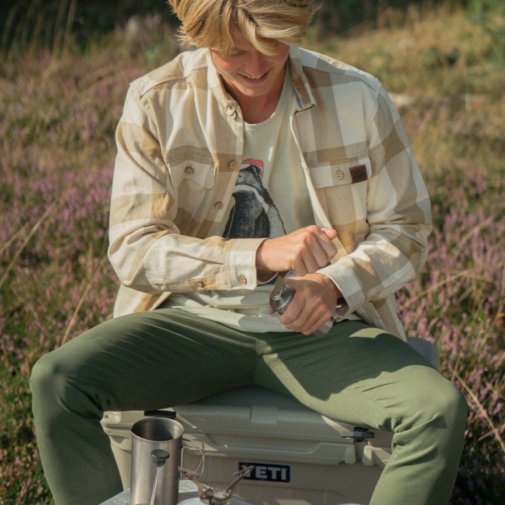 Recycled Work Shirt (Light Brown)