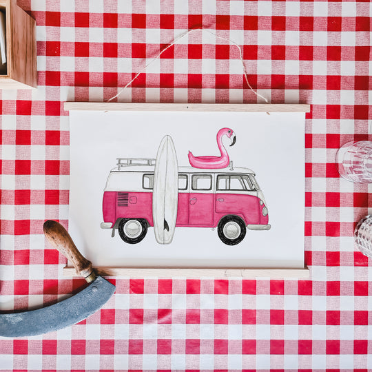 Pink Van Poster