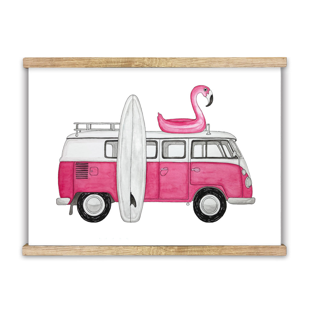 Pink Van Poster