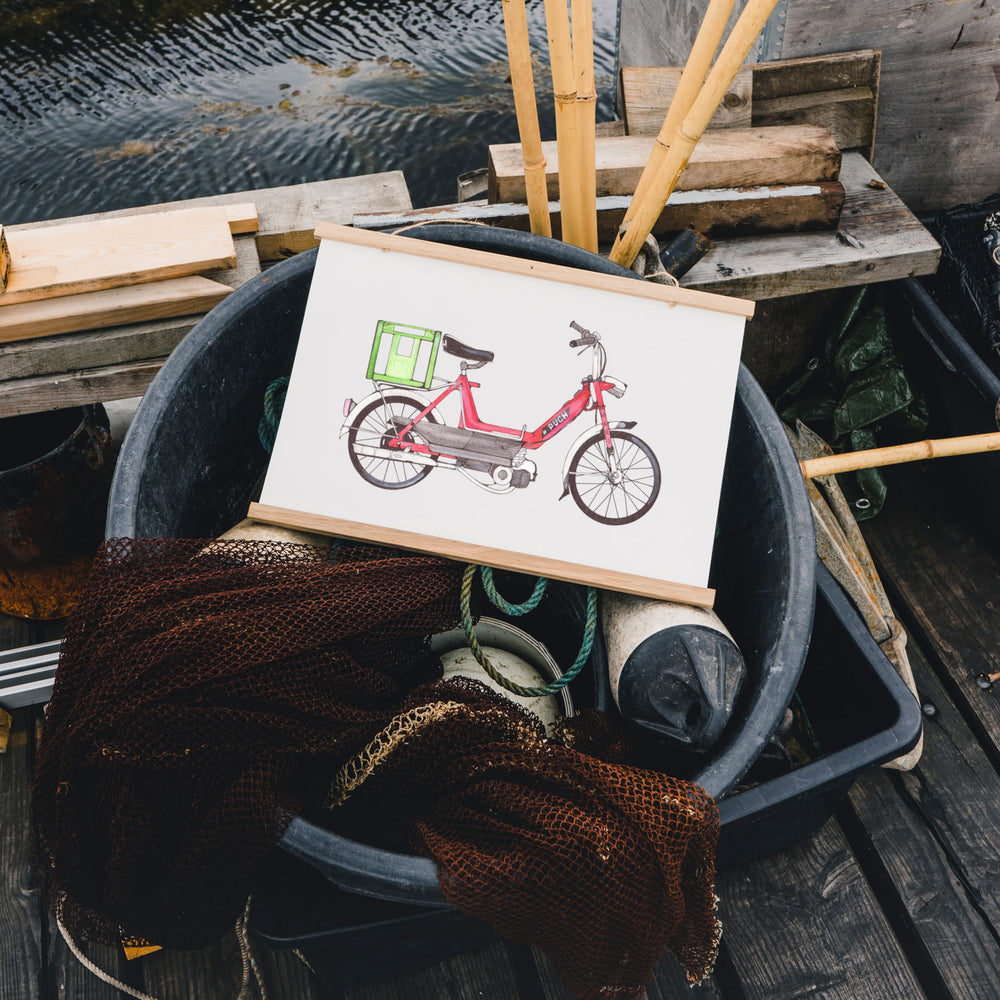 Red Puch Poster