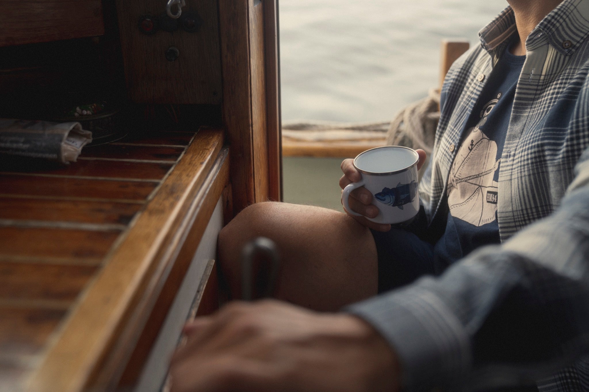 Tuna Enamel Mug