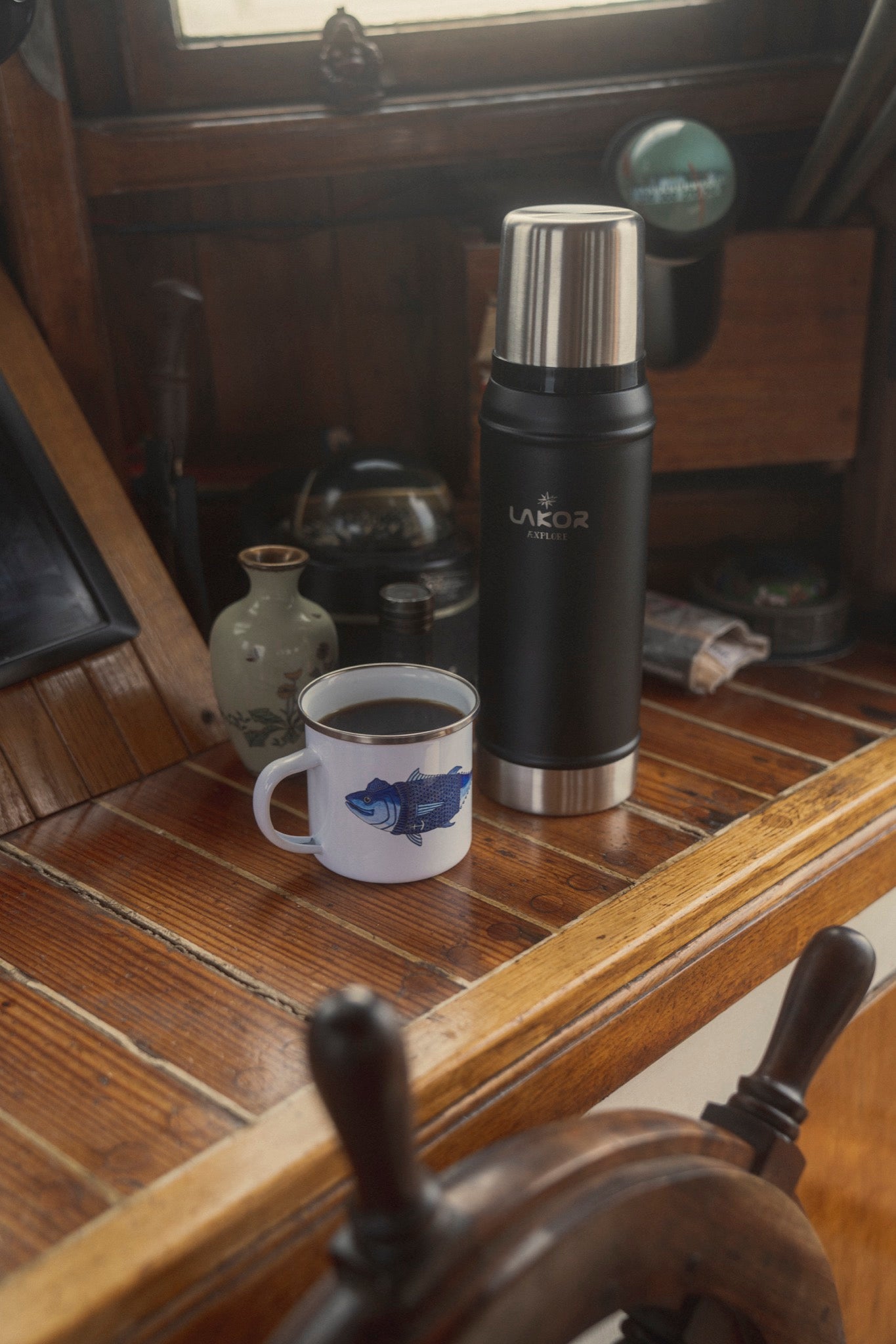 Tuna Enamel Mug