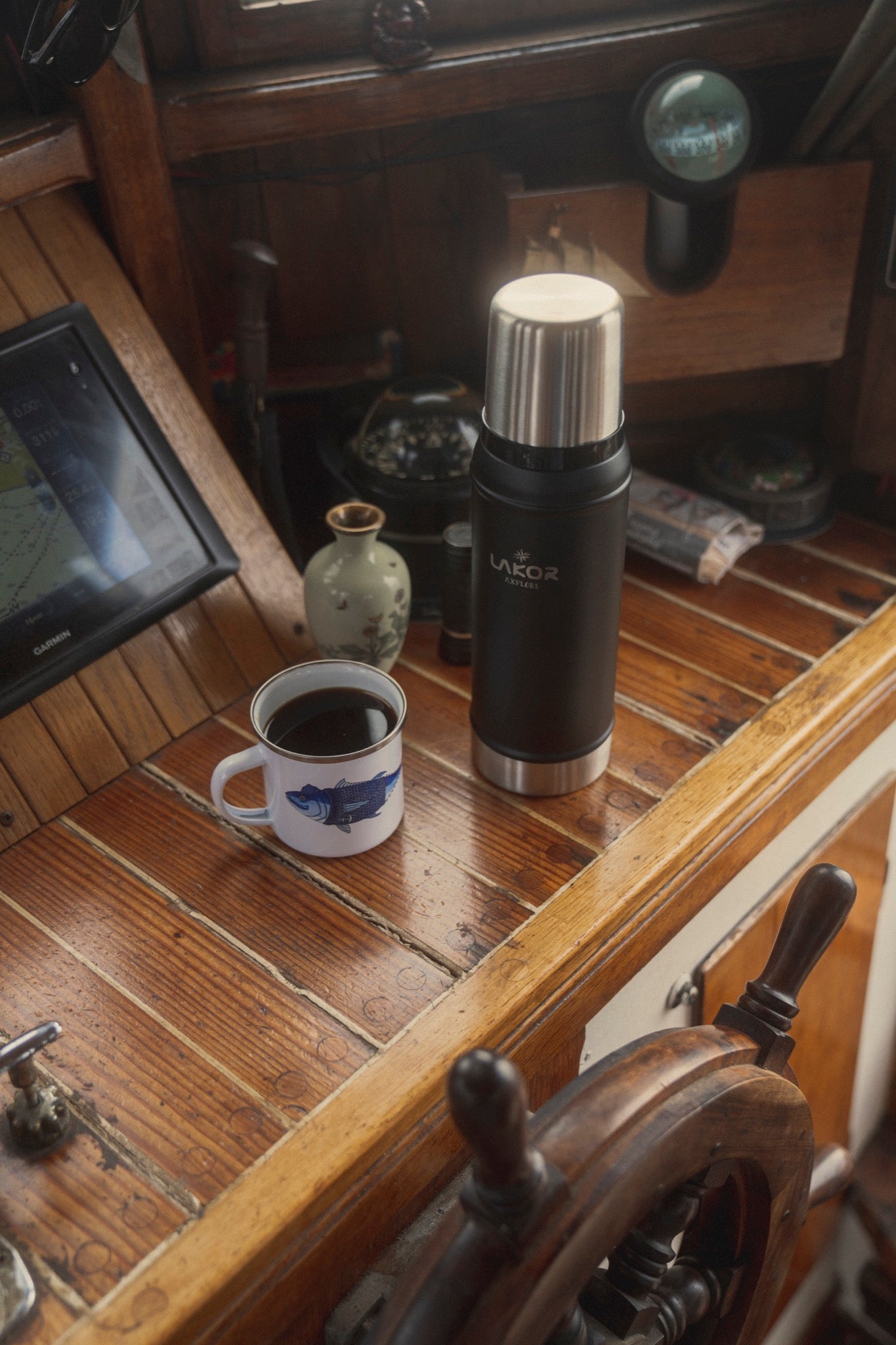 Tuna Enamel Mug