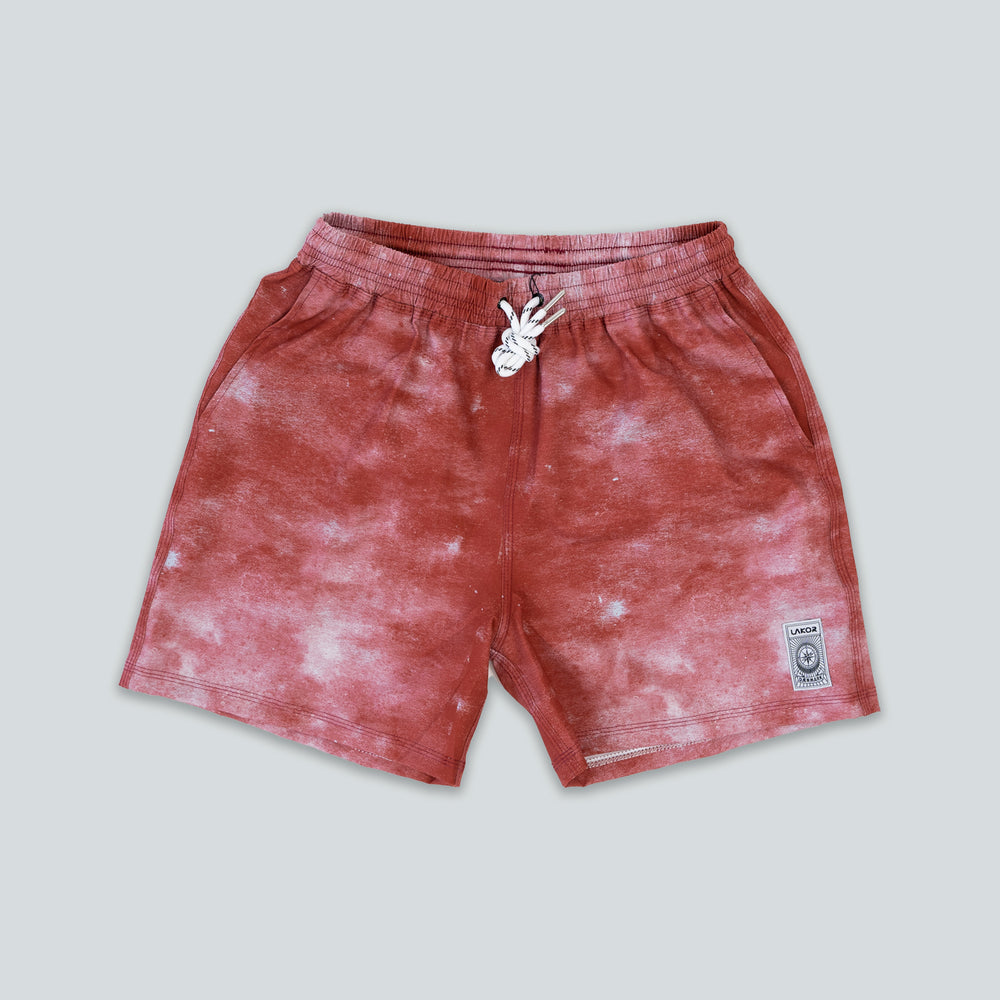Beach Washed Shorts (Red)