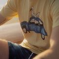 Swan On Wheels T-shirt (Moonstone)