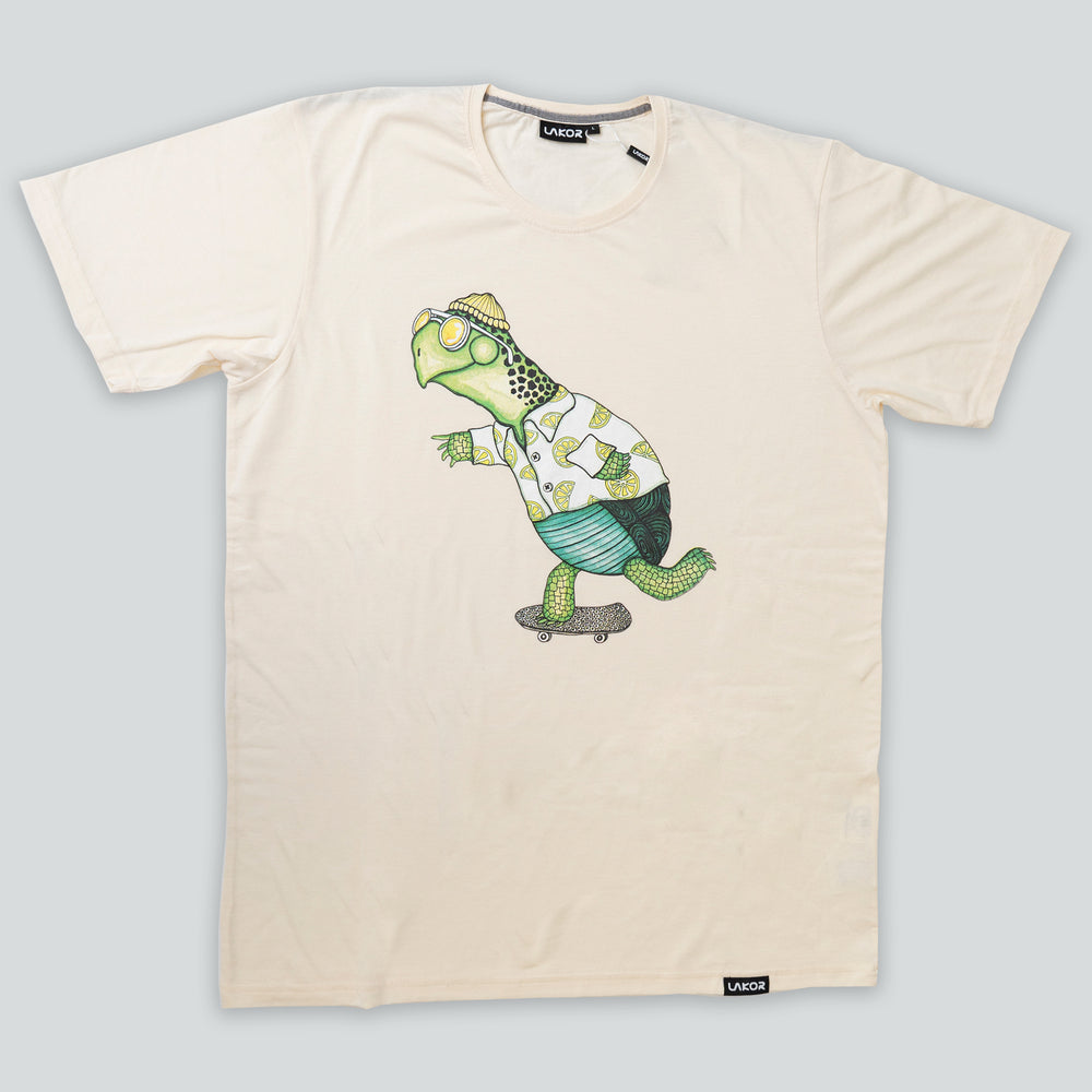 Turbo Turtle T-shirt (Off White)