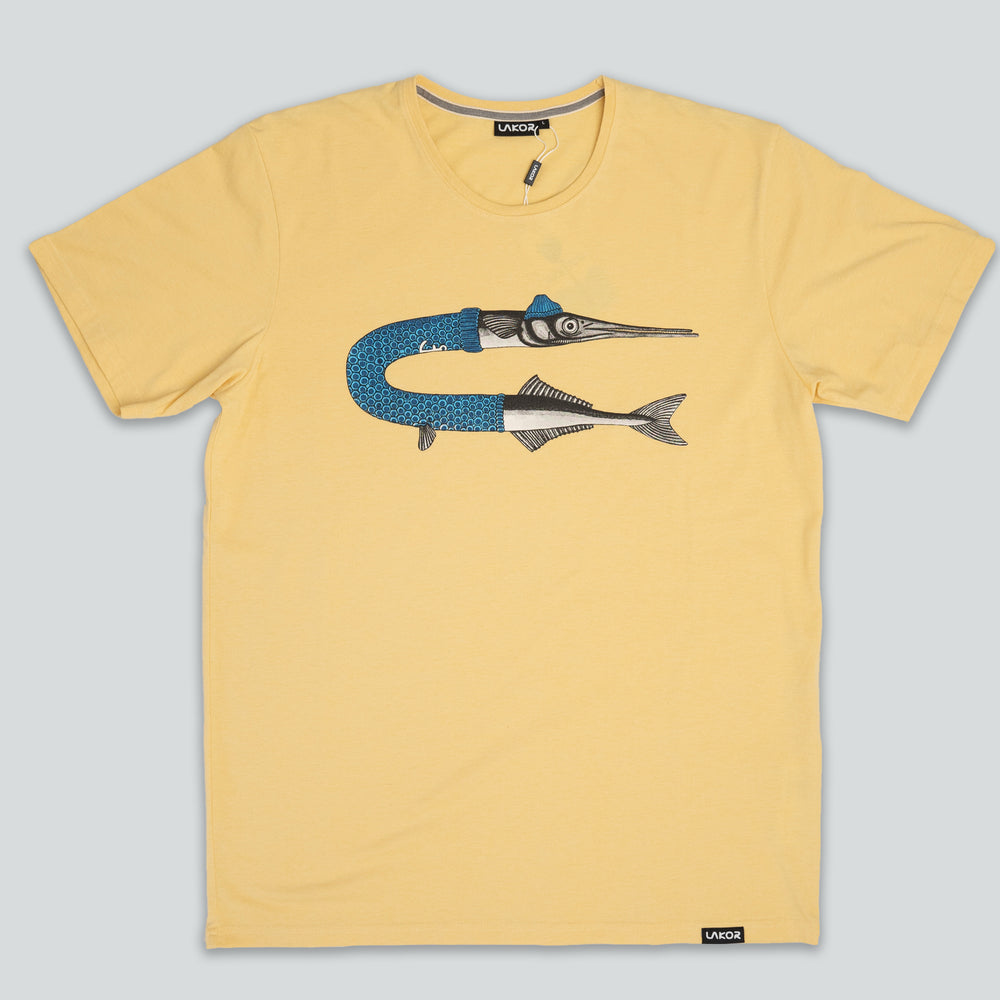 Garfish T-shirt (Light Yellow)