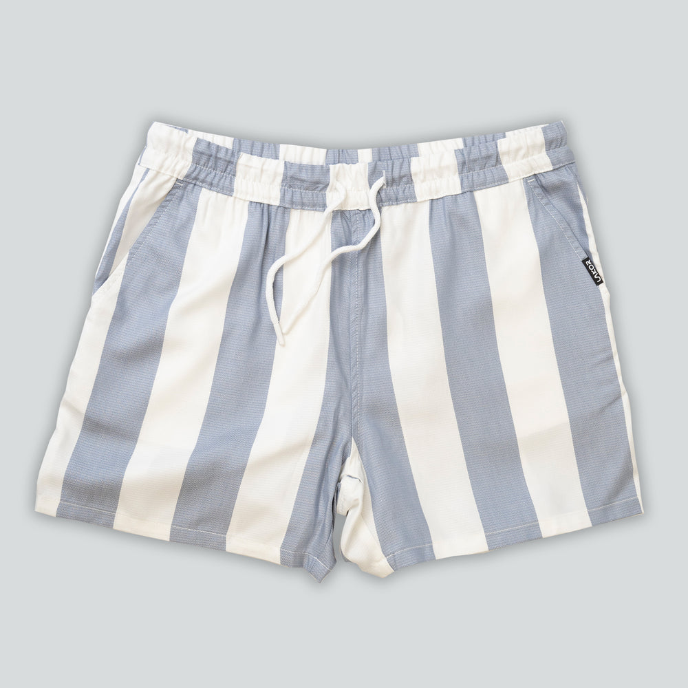 Bold Stripes Shorts (Light Blue)
