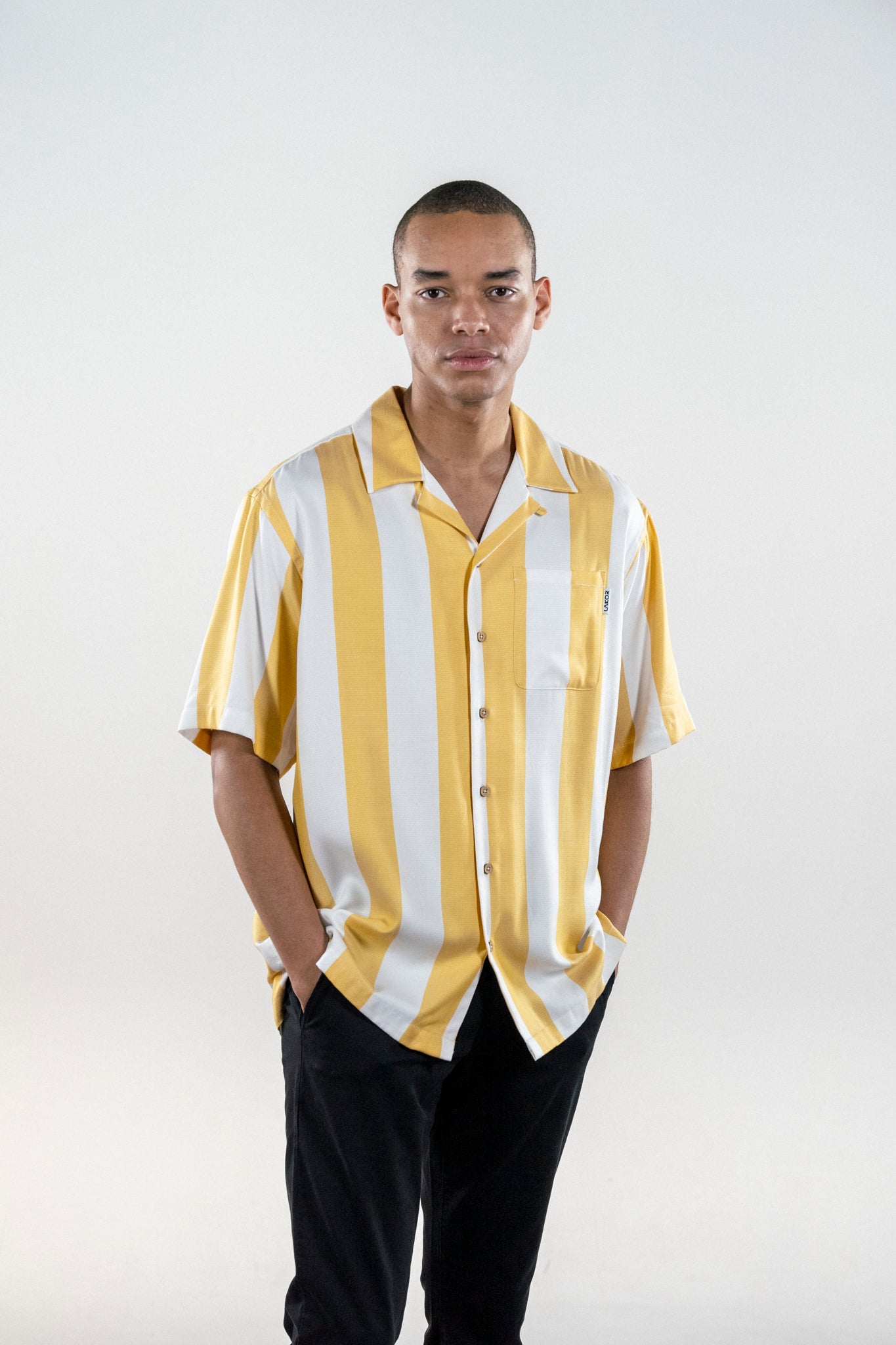 Bold Stripes Shirt (Yellow)