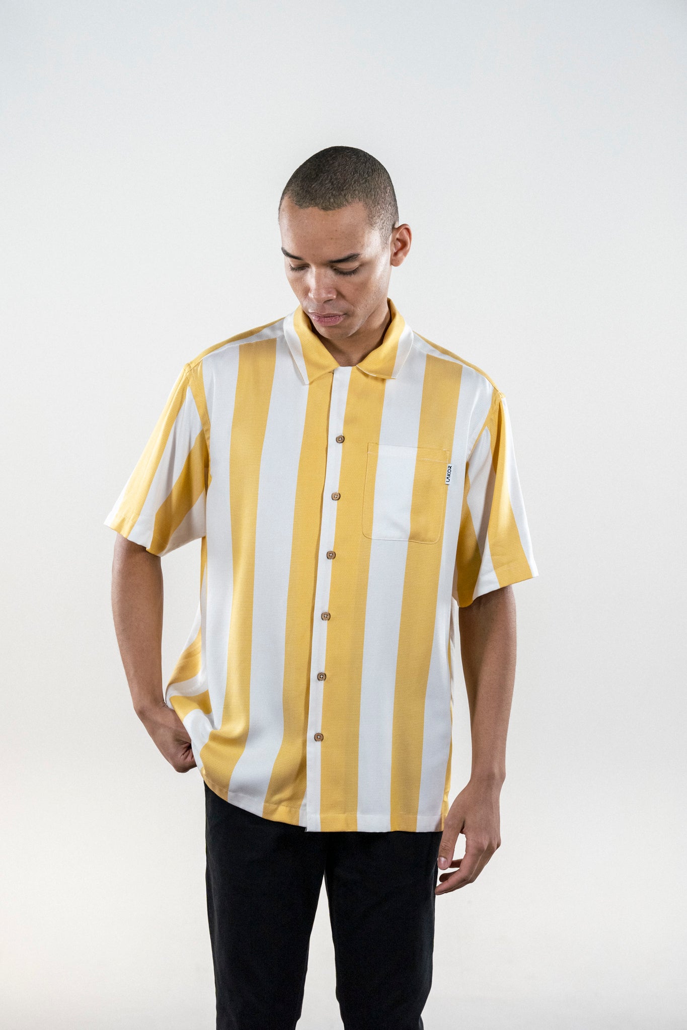 Bold Stripes Shirt (Yellow)